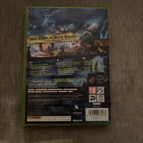 Brutal Legend Xbox 360 game used