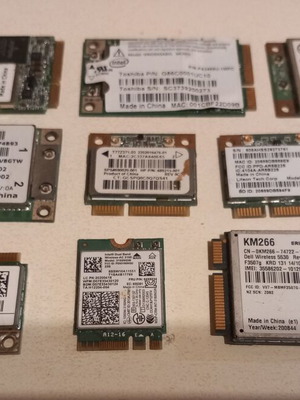 Network cards used for laptop, pack of 10 pieces