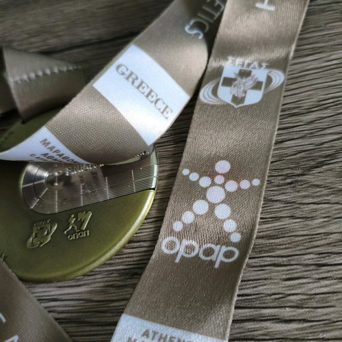 Medal 41st Authentic Athens Marathon 2024 5K used