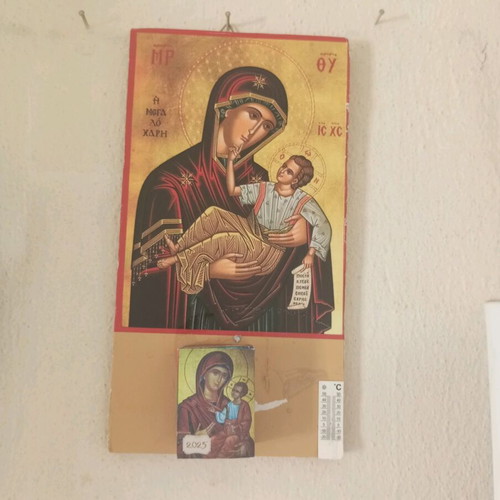 CLEARANCE. The Virgin Mary in wall picture and calendar