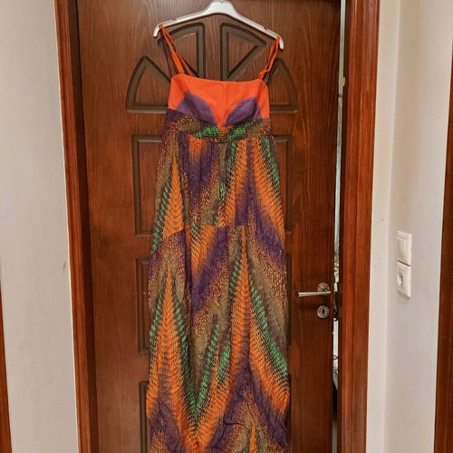Missoni long orange dress like new