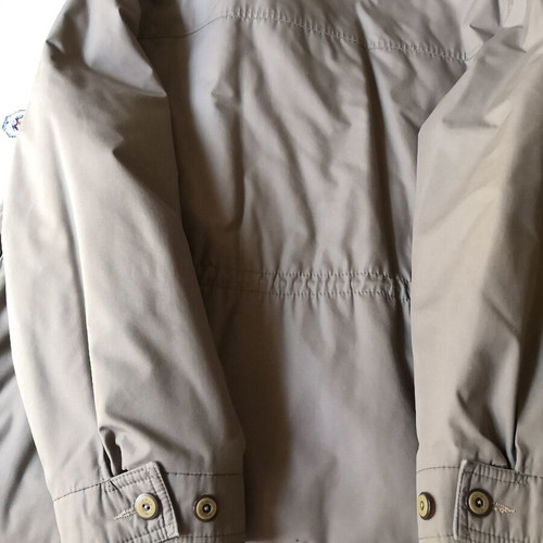 Marson Sportswear men's grey winter jacket with beige check lining, size 54