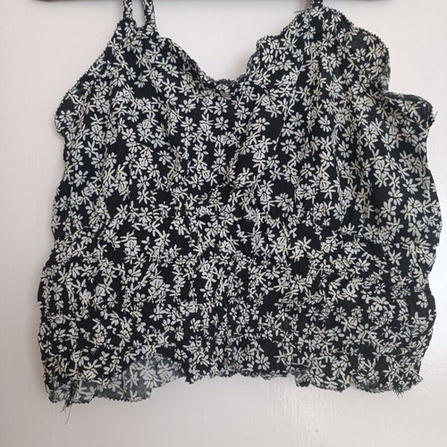 Kiabi top new, black and white, size XS