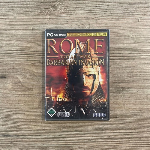 Rome: Total War Barbarian Invasion PC Game CD sealed expansion
