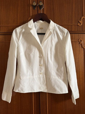 Haute couture French branded jacket 100% cotton size S - M