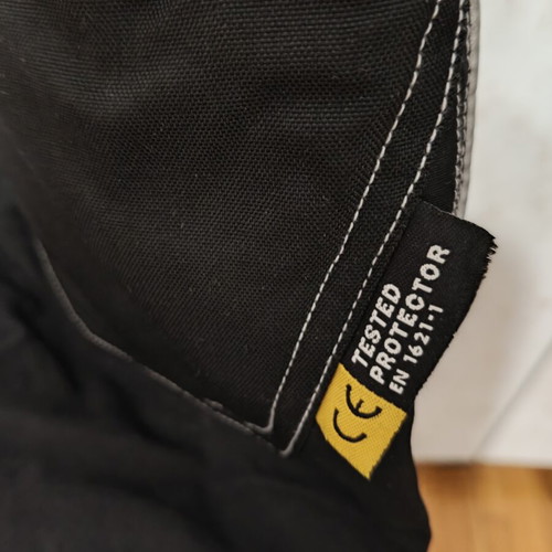 Motorcycle riding salopettes with removable protectors and lining, small women's size