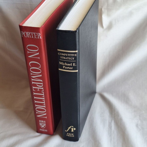 Michael Porter Business book set: Competitive Strategy & On Competition