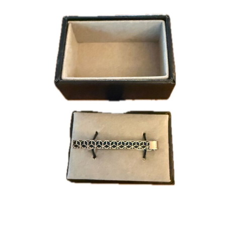 Massimo Dutti tie clip new, black