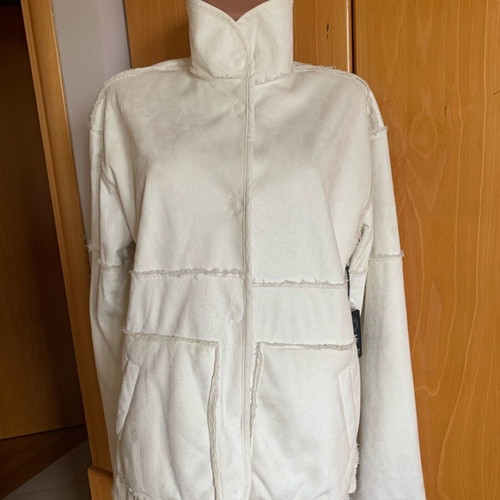 Mouton jacket coat new with soft fur lining