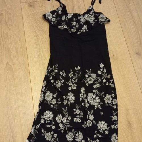 Dress C&A black and white size 34-36 like new