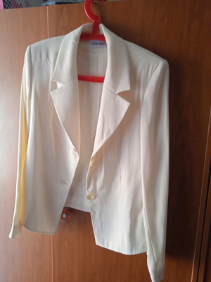 Gianni Rodini women's crepe jacket like new, beige, no 2, large