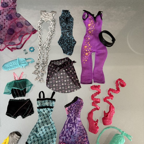 Monster High bundle with clothes, shoes and accessories used