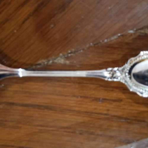 Vintage dessert cutlery set 12 pieces with porcelain handles