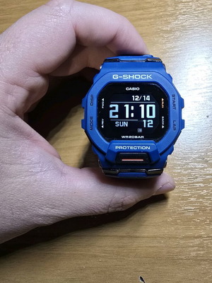Casio Gshock GBD-200-2ER като нов, син