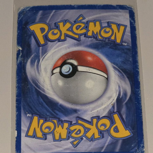 Pokémon Mewtu Holo Rare card used, Base Set 1999 German edition