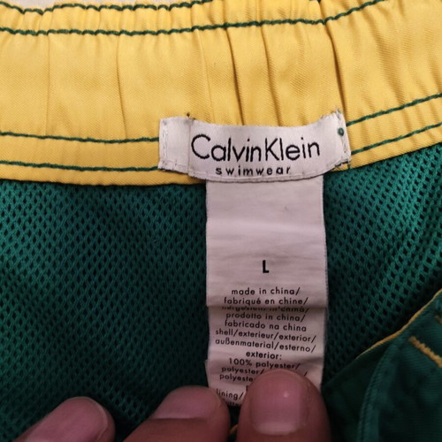 Calvin Klein swimwear large Brazil like new, green