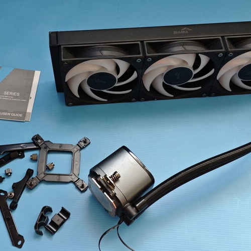 SAMA L50 AIO Water Cooler 360mm with ARGB Pump and 3×120mm Fans