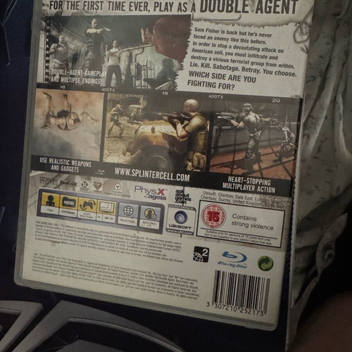 Splinter Cell Double Agent PlayStation 3 like new