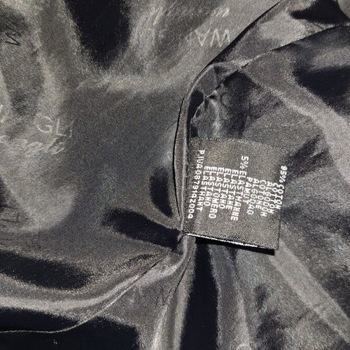 Black trench coat used, cotton with lining, size M