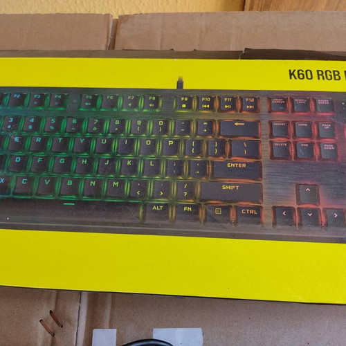 Corsair K60 RGB PRO Mechanical Gaming Keyboard like new