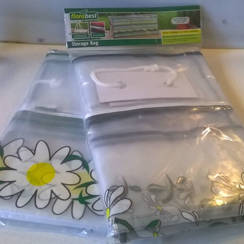 Storage bags for cushions new, set of 2 pieces
