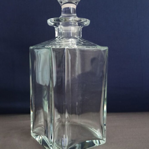 Wedding crystal carafe, new, 26cm height