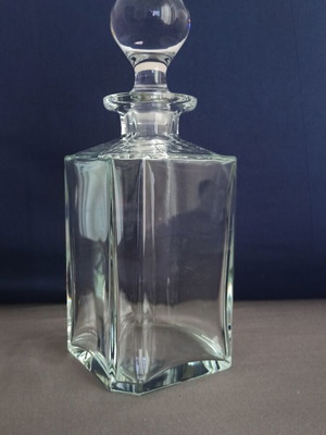 Wedding crystal carafe, new, 26cm height