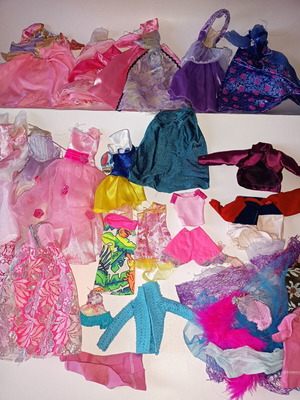 Barbie doll clothes pack of 20+ with defects