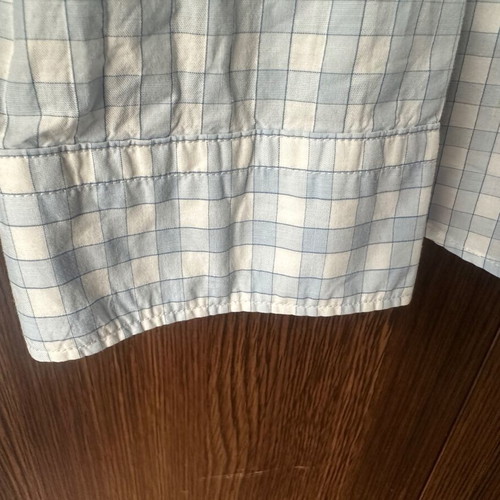 Burberry Brit XL checked shirt used, authentic, light blue and white