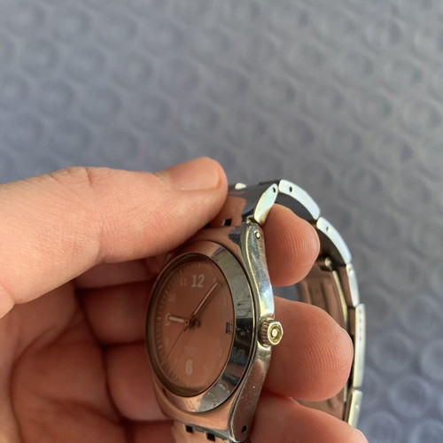 Swatch Irony Big Sundown Pink women's watch used