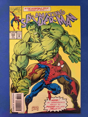 The Amazing Spider-Man 382 κόμικ μεταχειρισμένο, αγγλικά