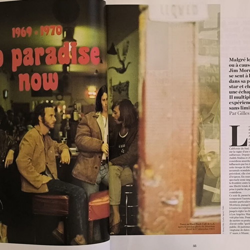 Les Inrocks 2 French magazine like new, Jim Morrison and The Doors tribute