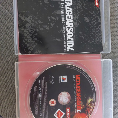 Metal Gear Solid 4 PS3 game used