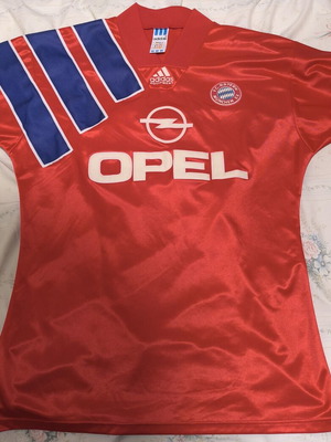 Bayern Munich Authentic Home Jersey 1992-93 Medium Used