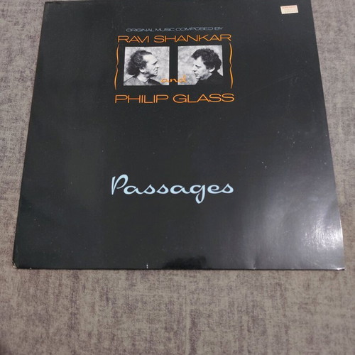 Passages vinyl used by Ravi Shankar And Philip Glass