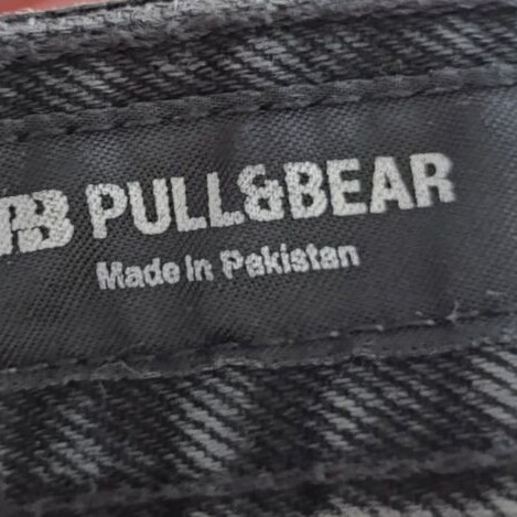 Jeans regular fit black Pull & Bear like new, size L
