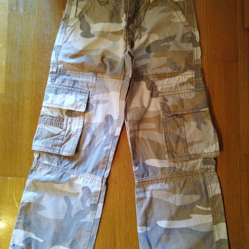 Benetton cargo military pants for 4-5 years like new with large fit