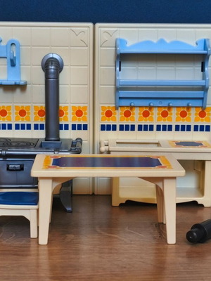 Playmobil Geobra Kitchen Set 1989 used