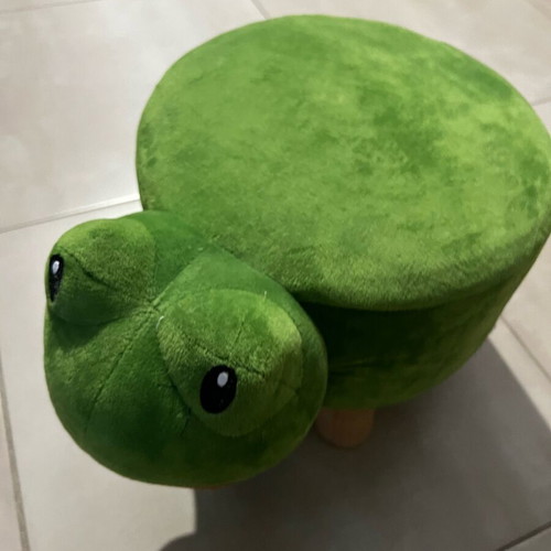 Frog Kids Stool like new with wooden legs