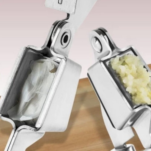 Stainless Steel Garlic Press new