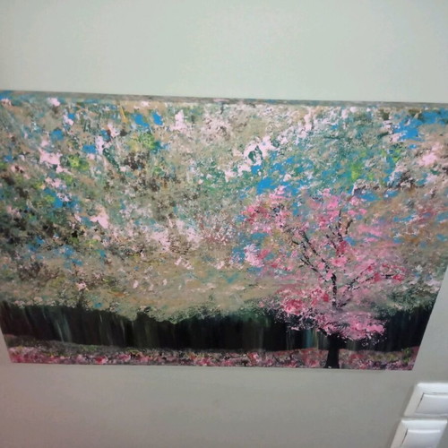 Original signed painting Amygdaliés new