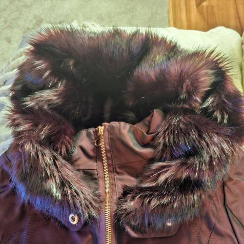 Ted Baker anorak burgundy like new, size M 38 10 UK