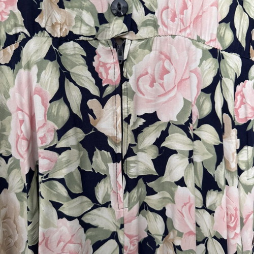 Vintage floral dress like new, colorful, size S