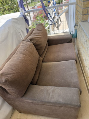 Sofas used, two-seater and three-seater set