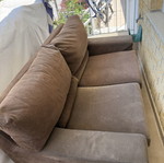 Sofas used, two-seater and three-seater set