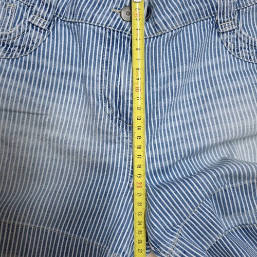 Marks & Spencer jeans shorts like new, size 14, white and turquoise