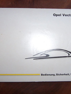 Opel Vectra B manual booklet μεταχειρισμένο