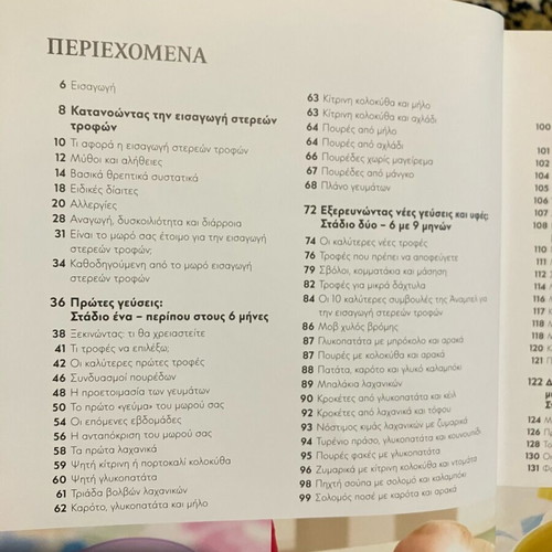 Οδηγός βρεφικής διατροφής σαν καινούργιο, βιβλίο με οδηγίες και συνταγές