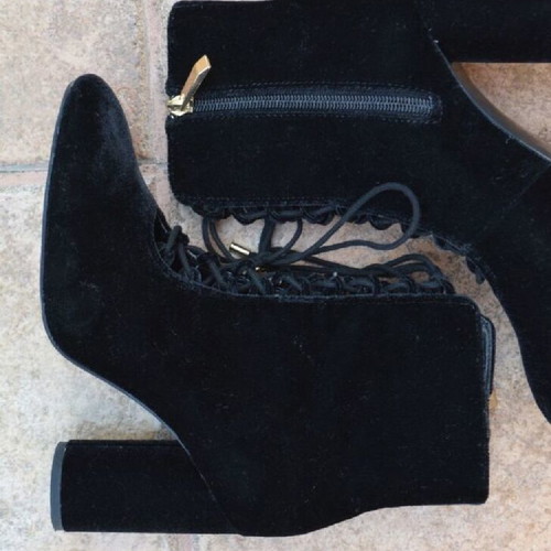 Zara ankle boots size 38 like new, black suede
