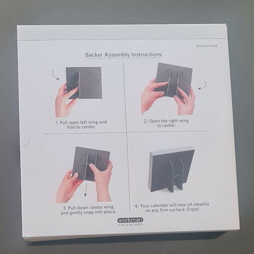 Office calendar 2025 new with stand and box